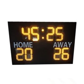 時間/スコアの表示が付いている屋内無線コントローラーLEDのフットボールのスコアボード