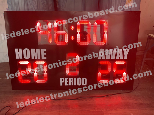 標準的なEcomomy電子LEDのフットボールのスコアボードIP65は防水する