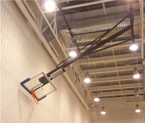 アルミニウム屋内電気バスケットボールたがの天井は取付けた