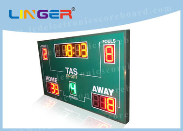 無線バスケットボールのスコアボード、赤く/黄色/緑色バスケットボールの時計のタイマー