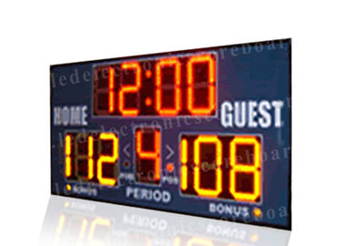 容易な設置バスケットボールの携帯用スコアボード、ブラケットが付いているバスケットボール スコアの時計