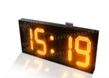 こはく色色の電子秒読みのタイマーは、屋外のタイプ秒読み時計を導きました
