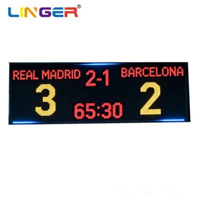 チーム名付きのアウトドア大型サッカー電子スコアボード
