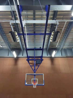 取付けられるカスタマイズされた体育館の電気バスケットボールたがの天井