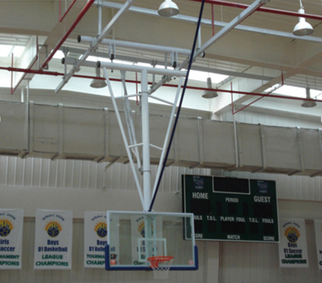 緩和されたガラスの折りたたみによって中断されるバスケットボールの立場1800mm x 1050mm