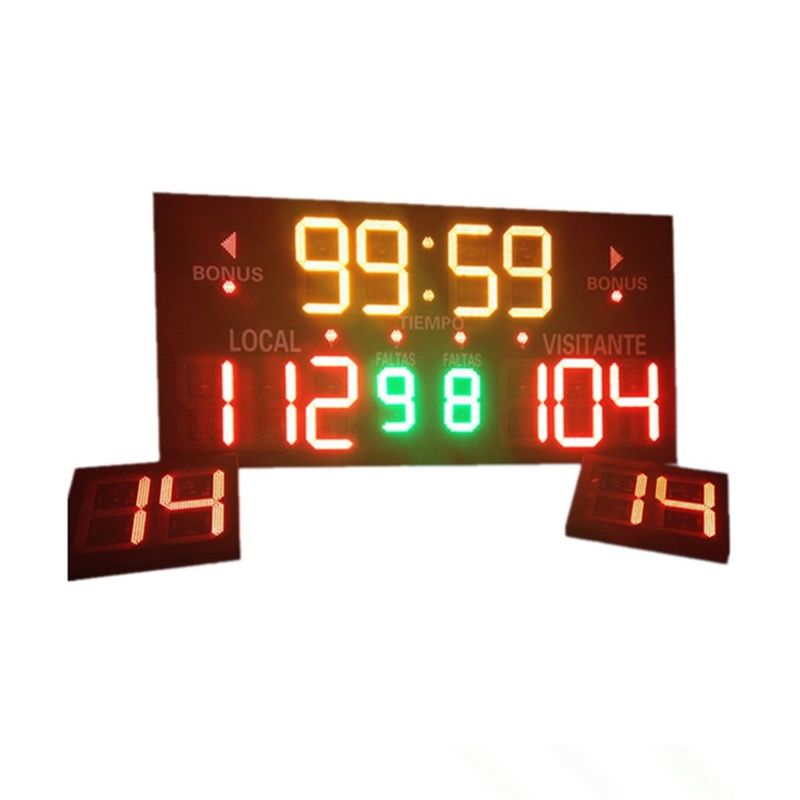 カスタマイズされた設計LEDバスケットボールのスコアボード単一の味方された3.6&quot; X 3.9&quot; X 4&quot;
